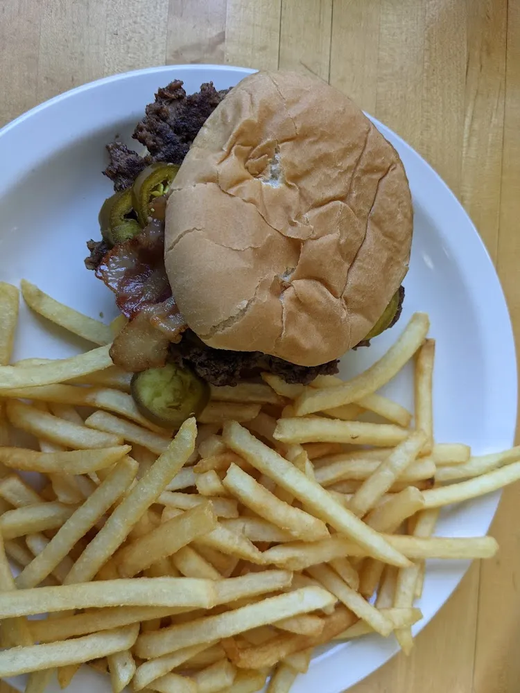 Fiery Peanut Butter Burger